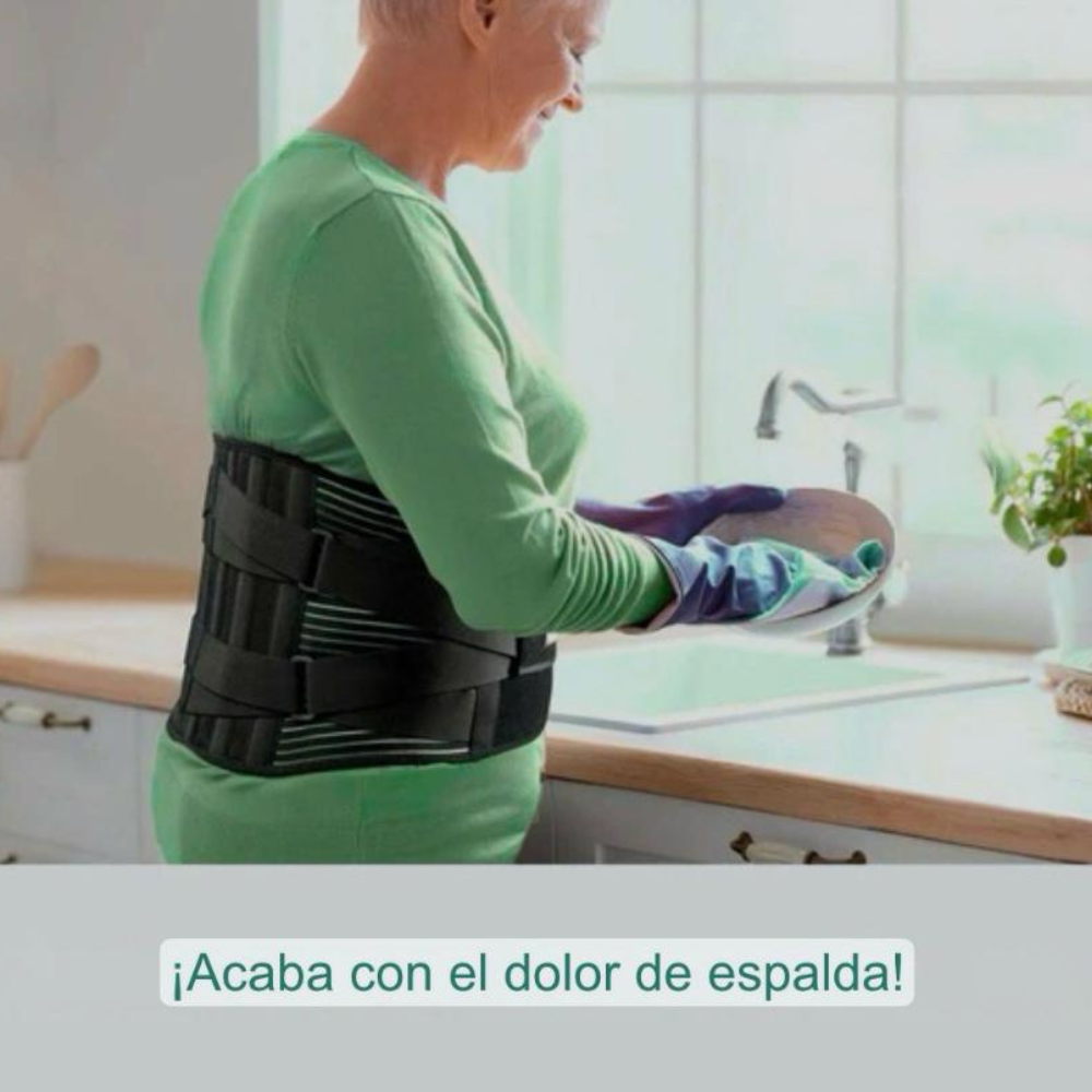 Soporte Lumbar Profesional para Dolor de Espalda, Postura y Recuperación