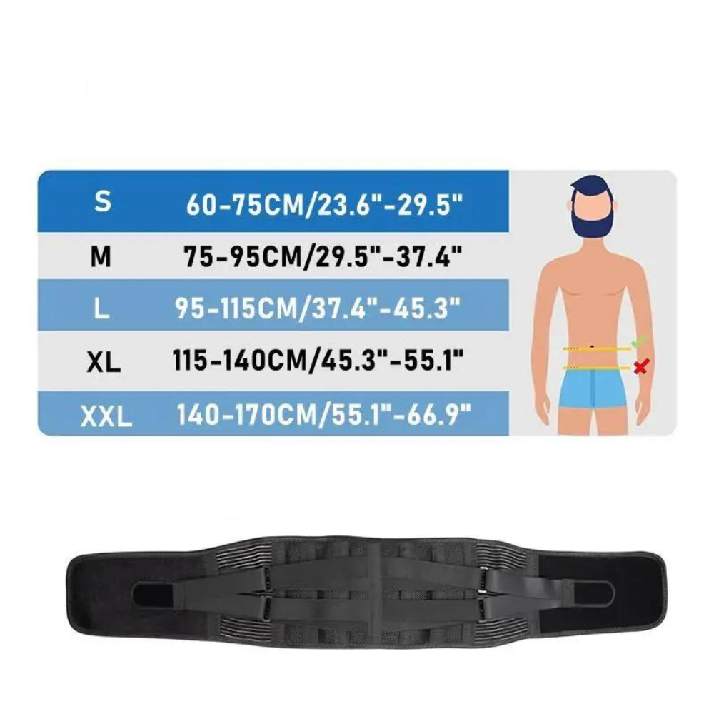 Soporte Lumbar Profesional para Dolor de Espalda, Postura y Recuperación
