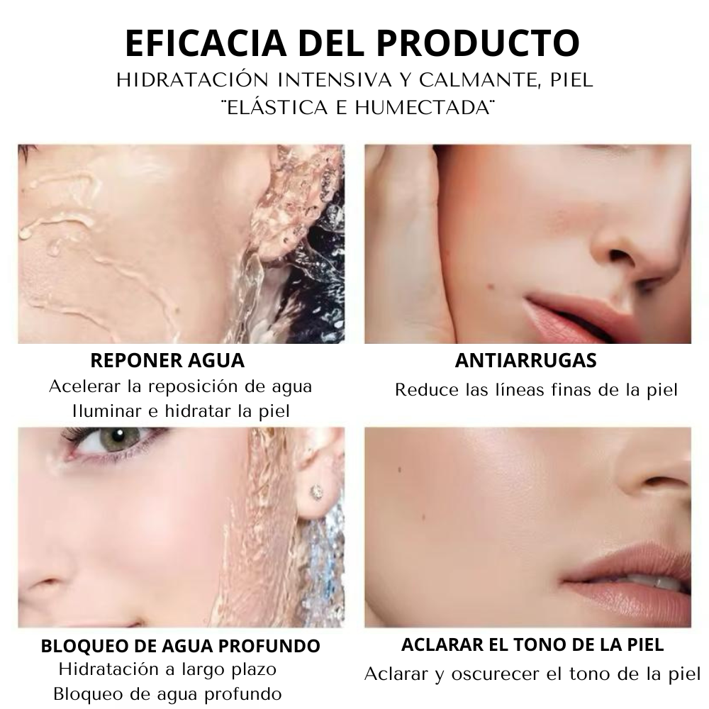 Mascarilla Facial de Bio-Colágeno para Hidratación Profunda y Piel Firme y Radiante