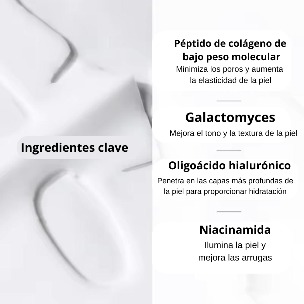 Mascarilla Facial de Bio-Colágeno para Hidratación Profunda y Piel Firme y Radiante