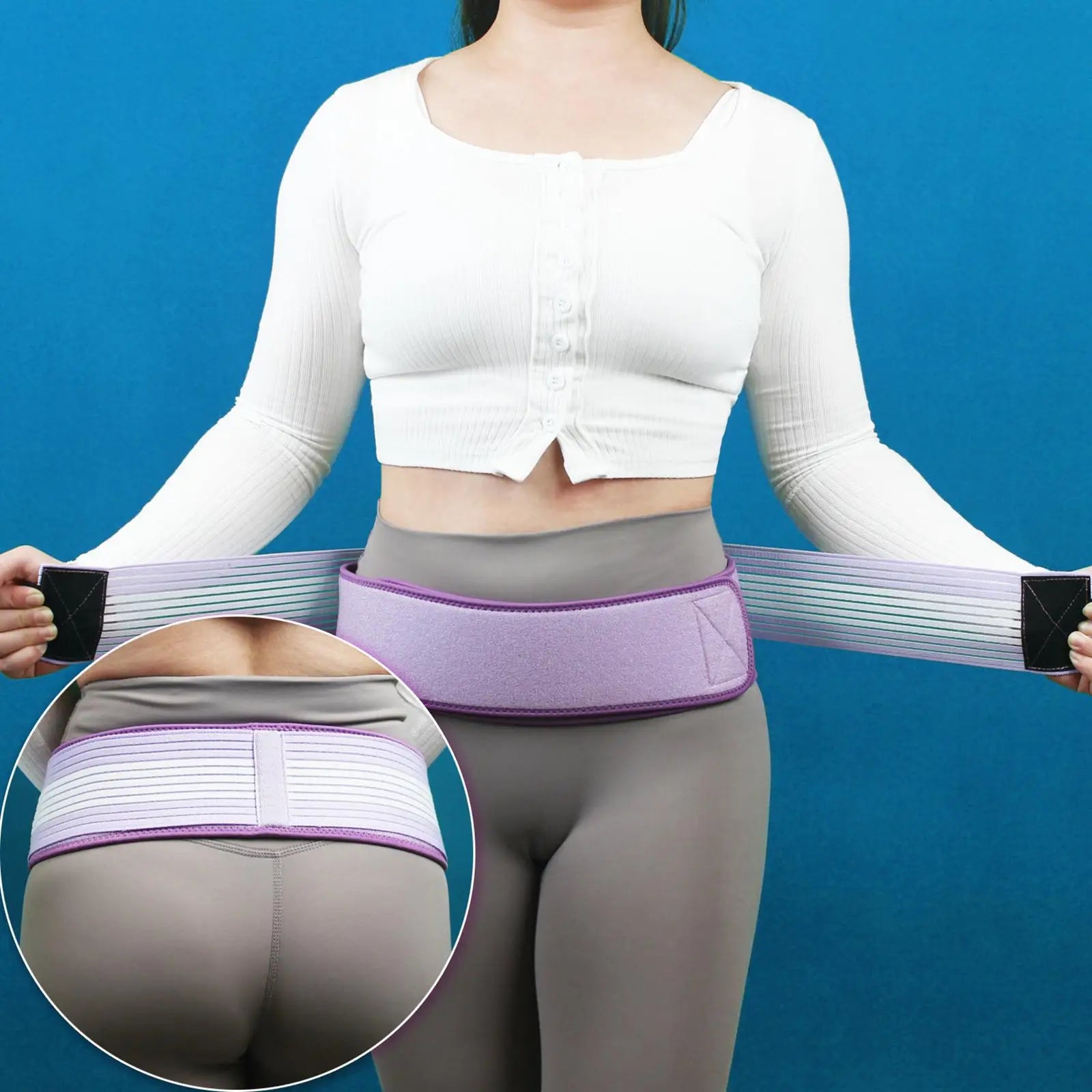 Faja Ortopédica SI-FLEX PRO™ -  Soporte Ajustable de Cadera para la Articulación Sacroilíaca