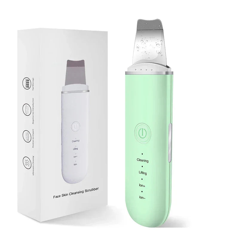 Exfoliador Ultrasónico Facial para Limpieza Profunda y Piel Más Suave y Radiante