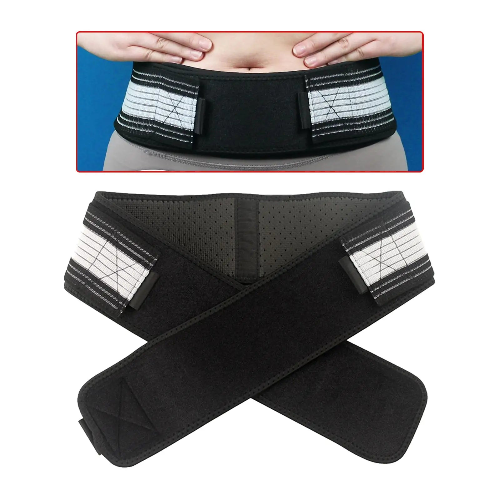 Faja Ortopédica SI-FLEX PRO™ -  Soporte Ajustable de Cadera para la Articulación Sacroilíaca