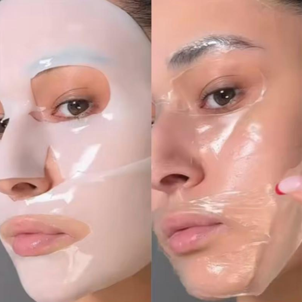 Mascarilla Facial de Bio-Colágeno para Hidratación Profunda y Piel Firme y Radiante