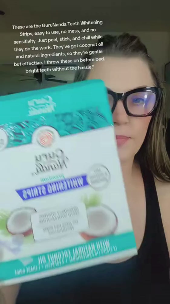 Sonrisa Más Blanca en Días – Tiras Blanqueadoras Guru Nanda con Resultados Visibles