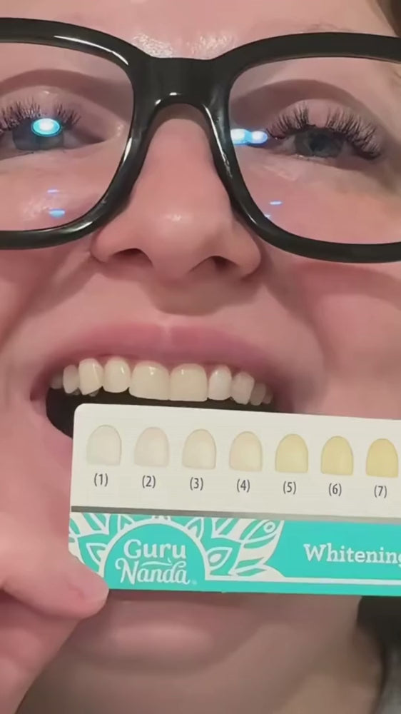 Sonrisa Más Blanca en Días – Tiras Blanqueadoras Guru Nanda con Resultados Visibles